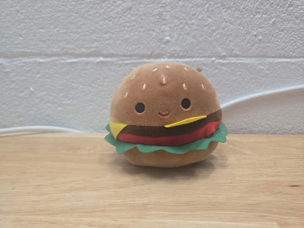 Squishmallows Squishville Mini Burger Food Plush Small Collectible